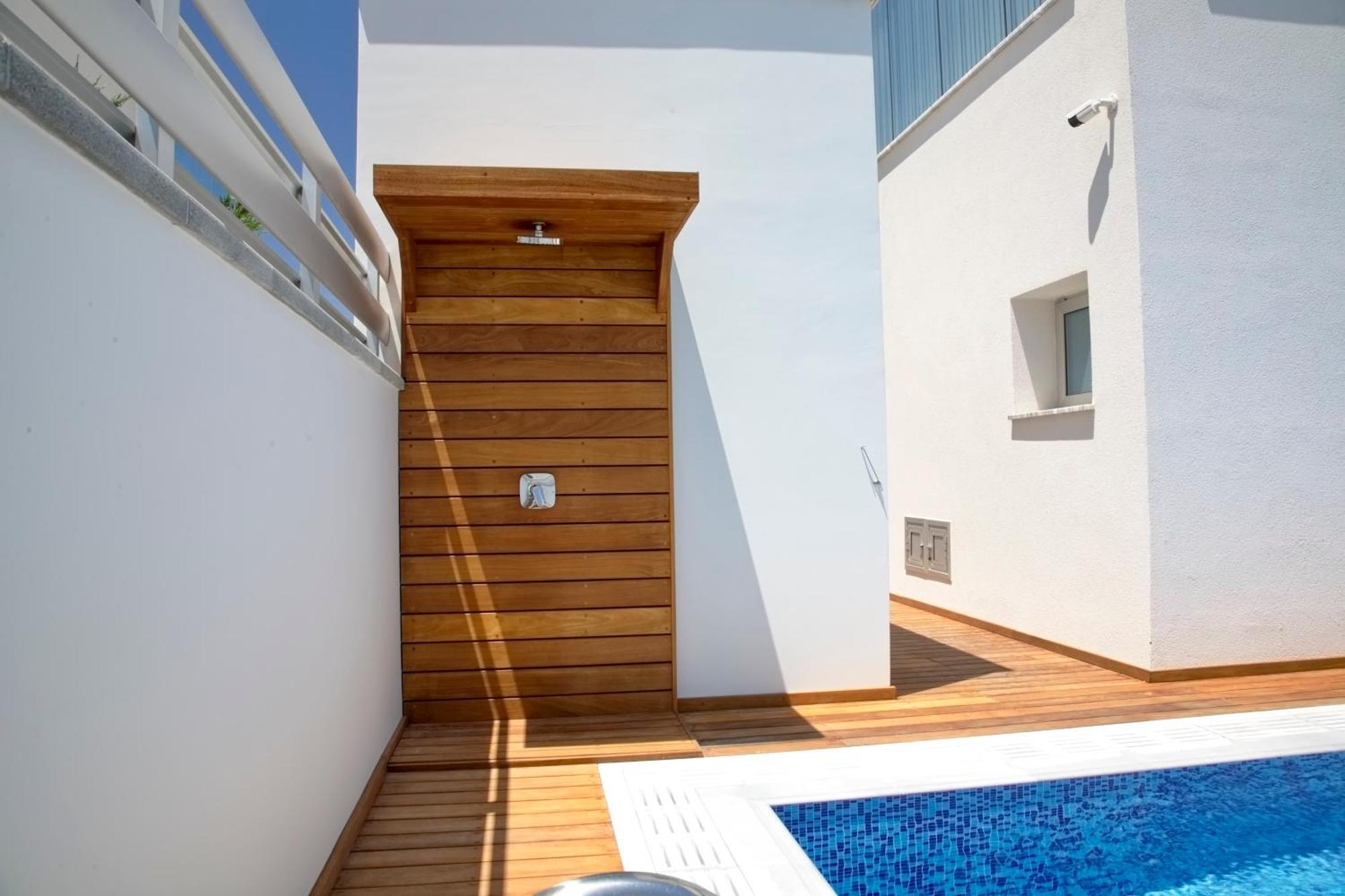 Seaview Luxury Villa Jacuzzi & Pool! 2 Min Beach Protaras Bagian luar foto