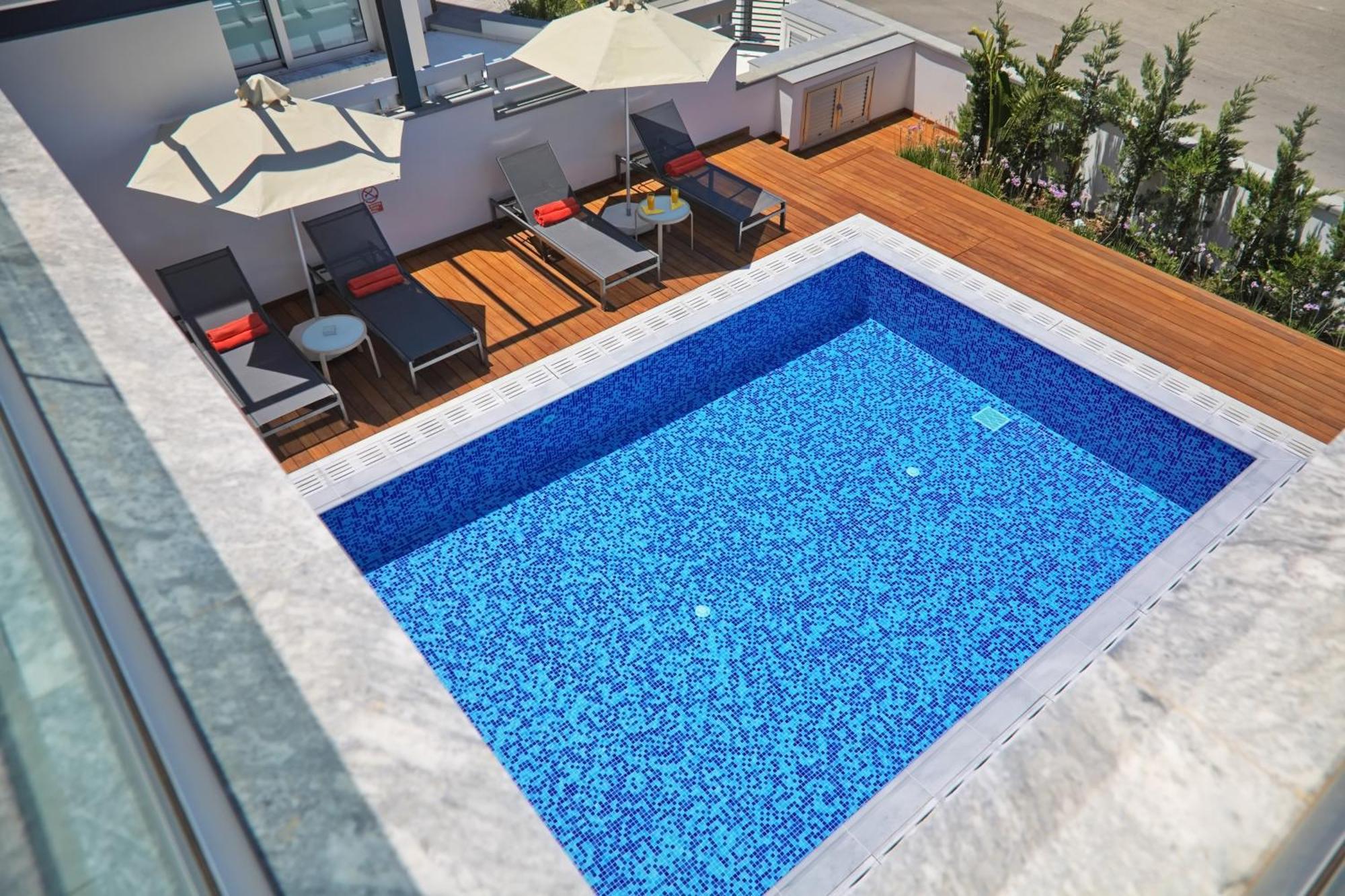 Seaview Luxury Villa Jacuzzi & Pool! 2 Min Beach Protaras Bagian luar foto